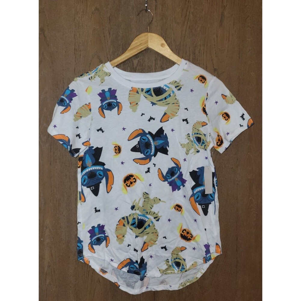 Disney Stitch Juniors Halloween T Shirt Size XL (15-17)